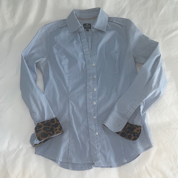 Express Tops - Express Essential Button Down Shirt